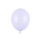 pastel light lilac erős latex lufi, 30 cm
