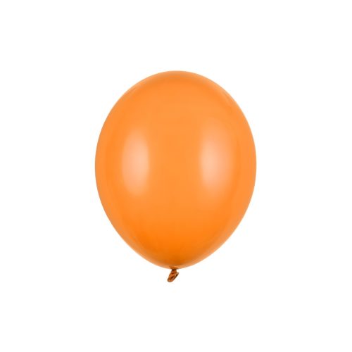pastel mandarin orange erős latex lufi, 30 cm