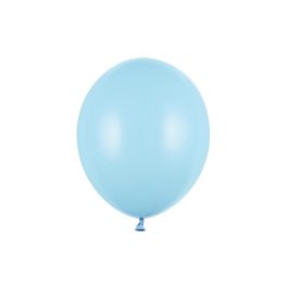 pastel baby blue erős latex lufi, 30 cm