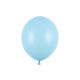pastel baby blue erős latex lufi, 30 cm