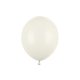 pastel light cream erős latex lufi, 30 cm