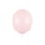 pastel pale pink erős latex lufi, 30 cm