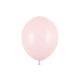 pastel pale pink erős latex lufi, 30 cm