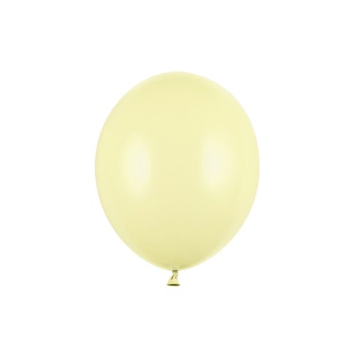 pastel light yellow erős latex lufi, 30 cm