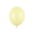 pastel light yellow erős latex lufi, 30 cm
