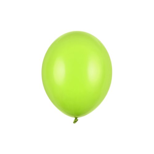 pastel lime green erős latex lufi, 30 cm