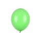 pastel bright green erős latex lufi, 30 cm