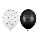 Szilveszteri latex lufi szett, 2 db