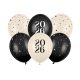 Szilveszteri latex lufi szett, 6 db