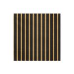 Fekete-arany csíkos szalvéta