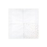 rose gold pöttyös szalvéta