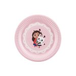 Gabby babaháza papír tányér, 18 cm