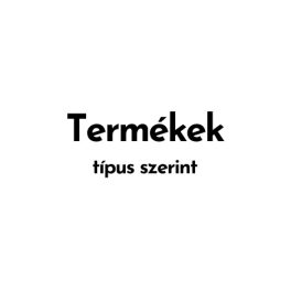 Terméktípusok
