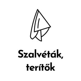 Szalvéták, terítők